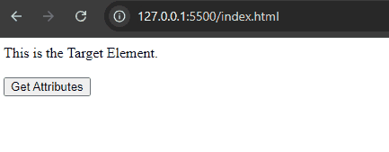 Click to get/display attributes for target elements.