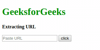 Get/display url parameters.